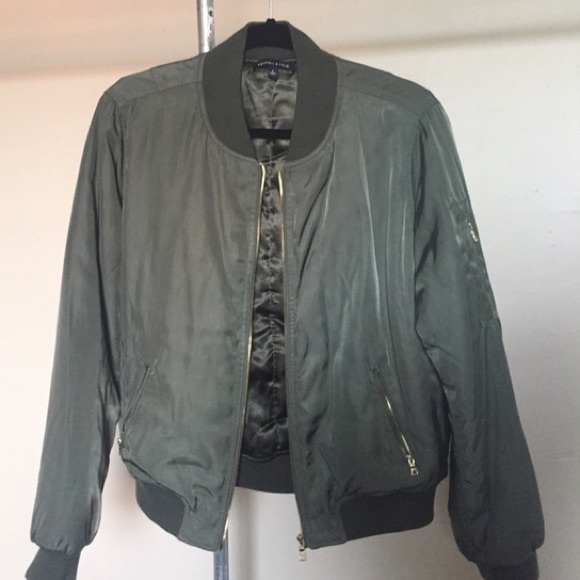 kendall and kylie green bomber jacket - Picture 2 of 2